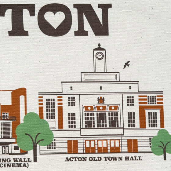 Acton Illustrated Tea Towel - Image 5