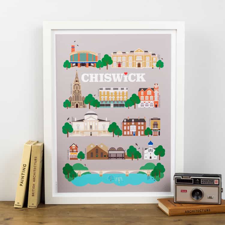 Chiswick Landmarks Print