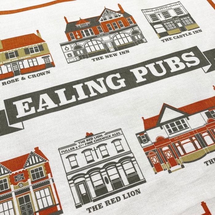 Ealing Pubs Tea Towel