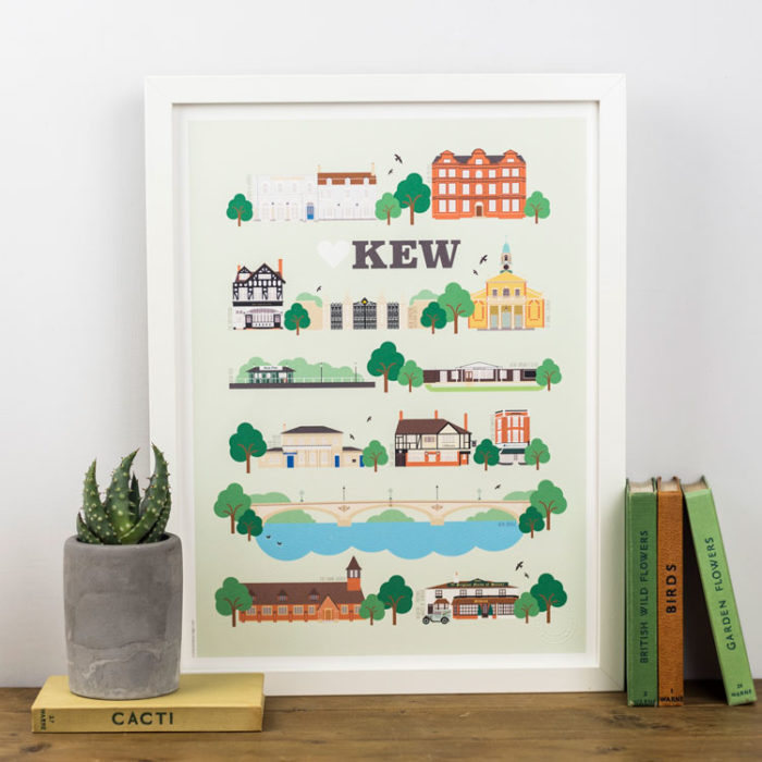 Kew Landmarks Print