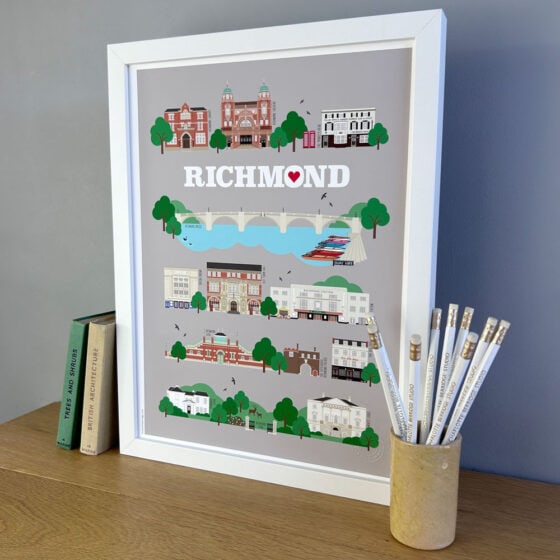 Richmond Illustrated Print - Image 4