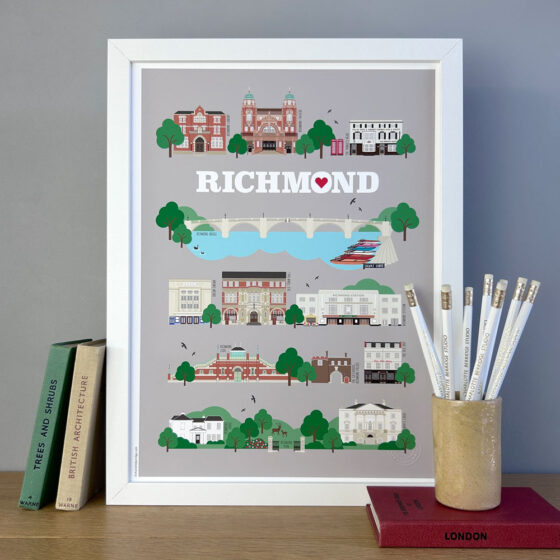 Richmond Illustrated Print