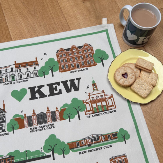Kew Illustrated Tea Towel - Image 3