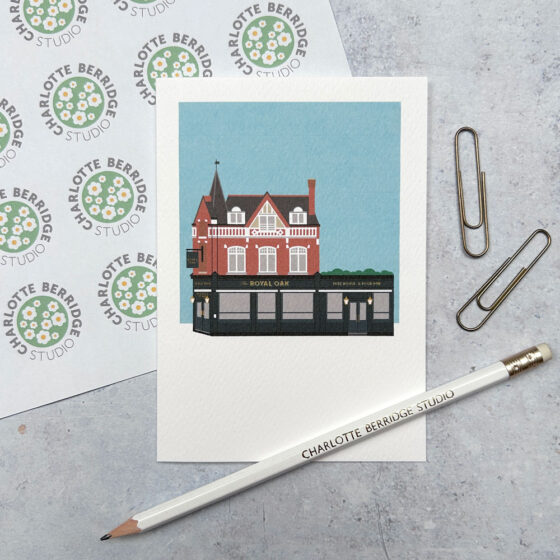 The Royal Oak TW1 Illustrated Card