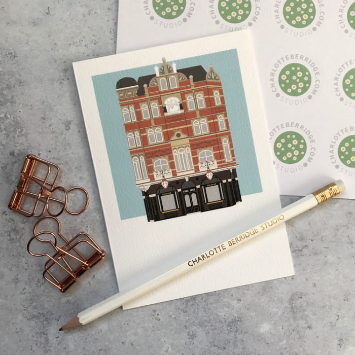 The Swan W6 Illustrated Card