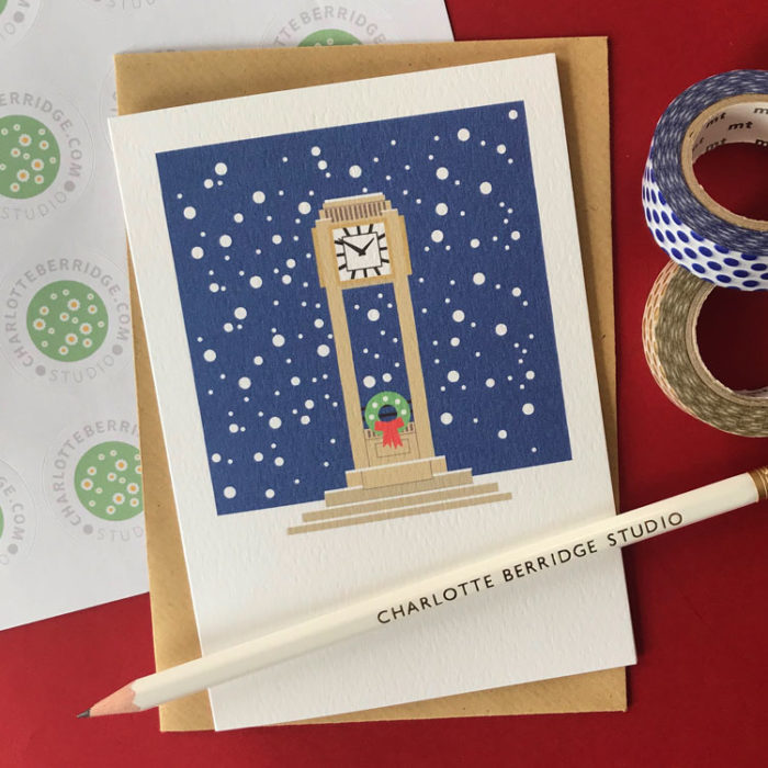 Hanwell Clocktower Illustrated Christmas Cards - Image 3