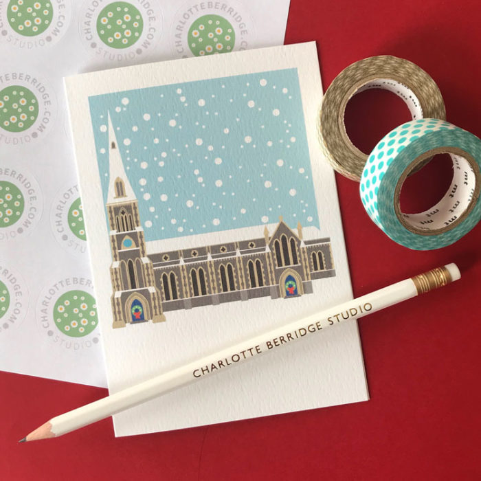 St Mary's Hanwell Illustrated Christmas Cards - Image 2