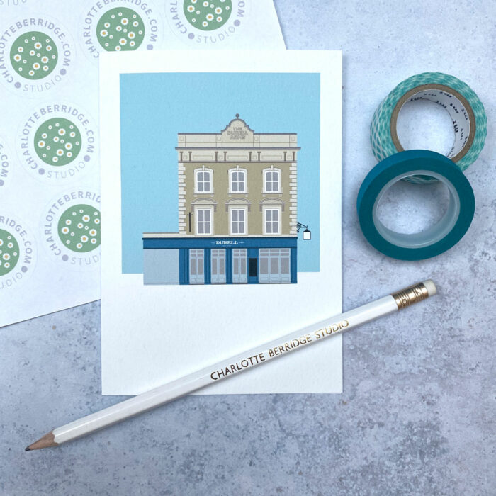 The Durell Arms SW6 Illustrated Card