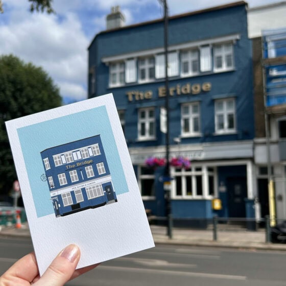 The Bridge SW13 Illustrated Card - Image 2