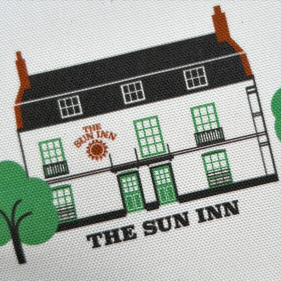 Barnes Illustrated Tea Towel - Image 4