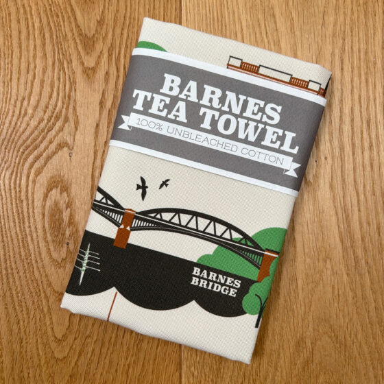 Barnes Illustrated Tea Towel - Image 2