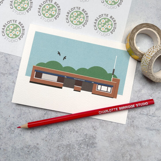 Manor House Station Illustrated Card