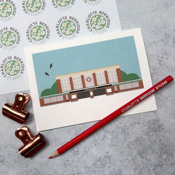 Oakwood Station Illustrated Card