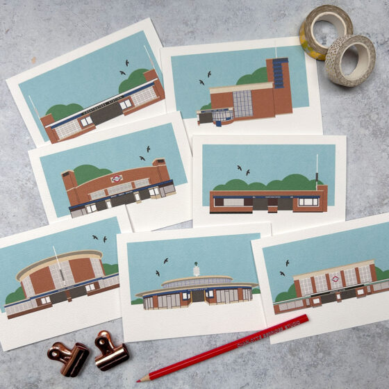 Southgate Station Illustrated Card - Image 2