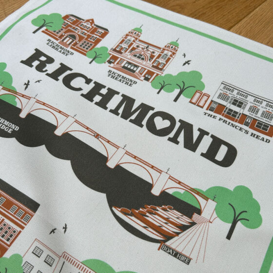 Richmond Illustrated Tea Towel (NEW DESIGN) - Image 9