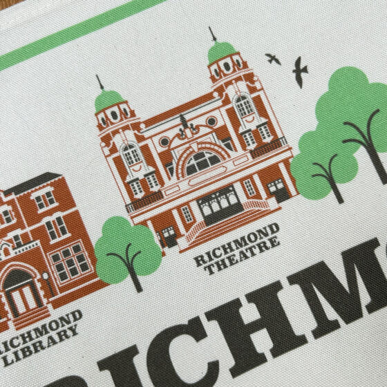 Richmond Illustrated Tea Towel (NEW DESIGN) - Image 5