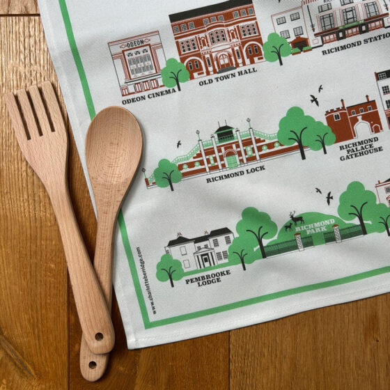 Richmond Illustrated Tea Towel (NEW DESIGN) - Image 6
