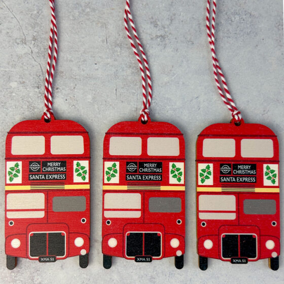 Wooden Bus Decoration - Image 6