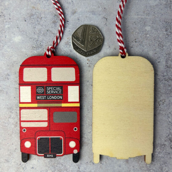 Wooden Bus Decoration - Image 7