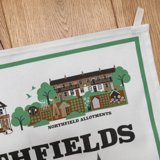 Northfields Illustrated Tea Towel - Image 4