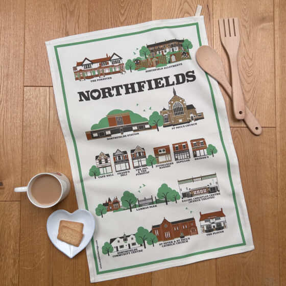 Northfields Illustrated Tea Towel - Image 7