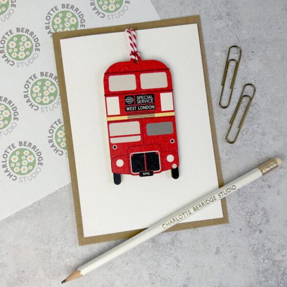 Wooden Bus Decoration - Image 3