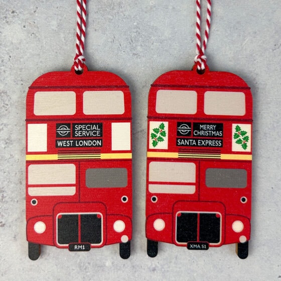 Wooden Bus Decoration - Image 2