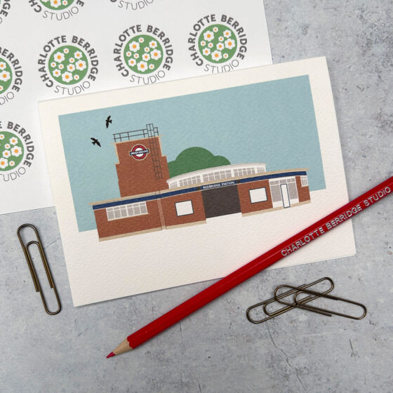 Redbridge Station Illustrated Card